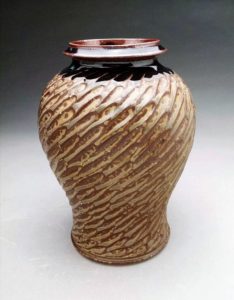 Ashglazed Vase by Jeff Brown - Potter Gallery