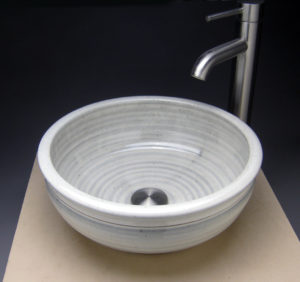 Handmade Vessel Sink by Jeff Brown - Potter Gallery