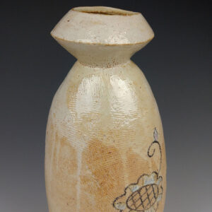 Woodfired Handbuilt  Vase with Estonian Motif - Image 4