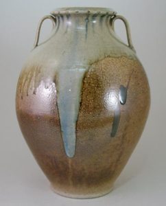 Owens Travis Wood Fired Vase  - Studio Gallery