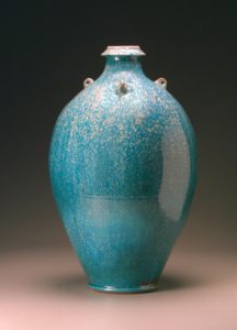 Sung Jar in Light Patina Green  - Studio Gallery