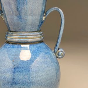 Windsong Pottery Vase in Floating Blue - Image 3