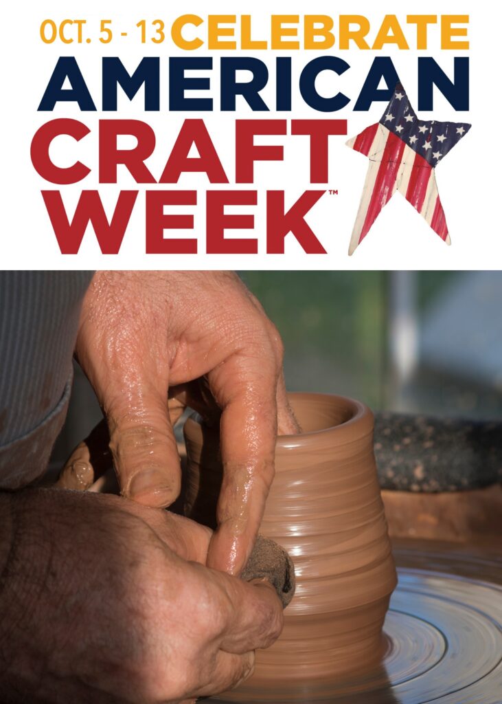American Craft Week logo with photo