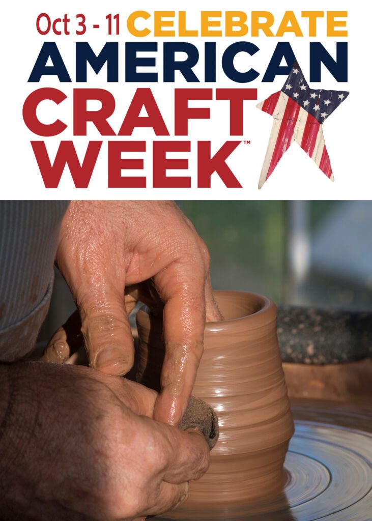 American Craft Week logo with photo copy